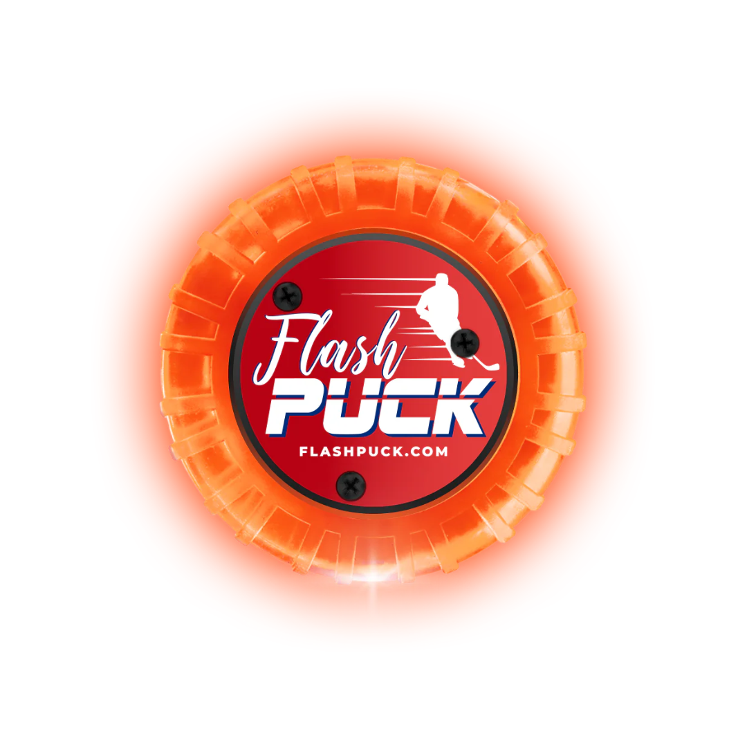 Flash Puck™ – Puck de hockey lumineuse et rechargeable