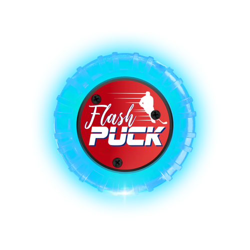 Flash Puck™ – Puck de hockey lumineuse et rechargeable