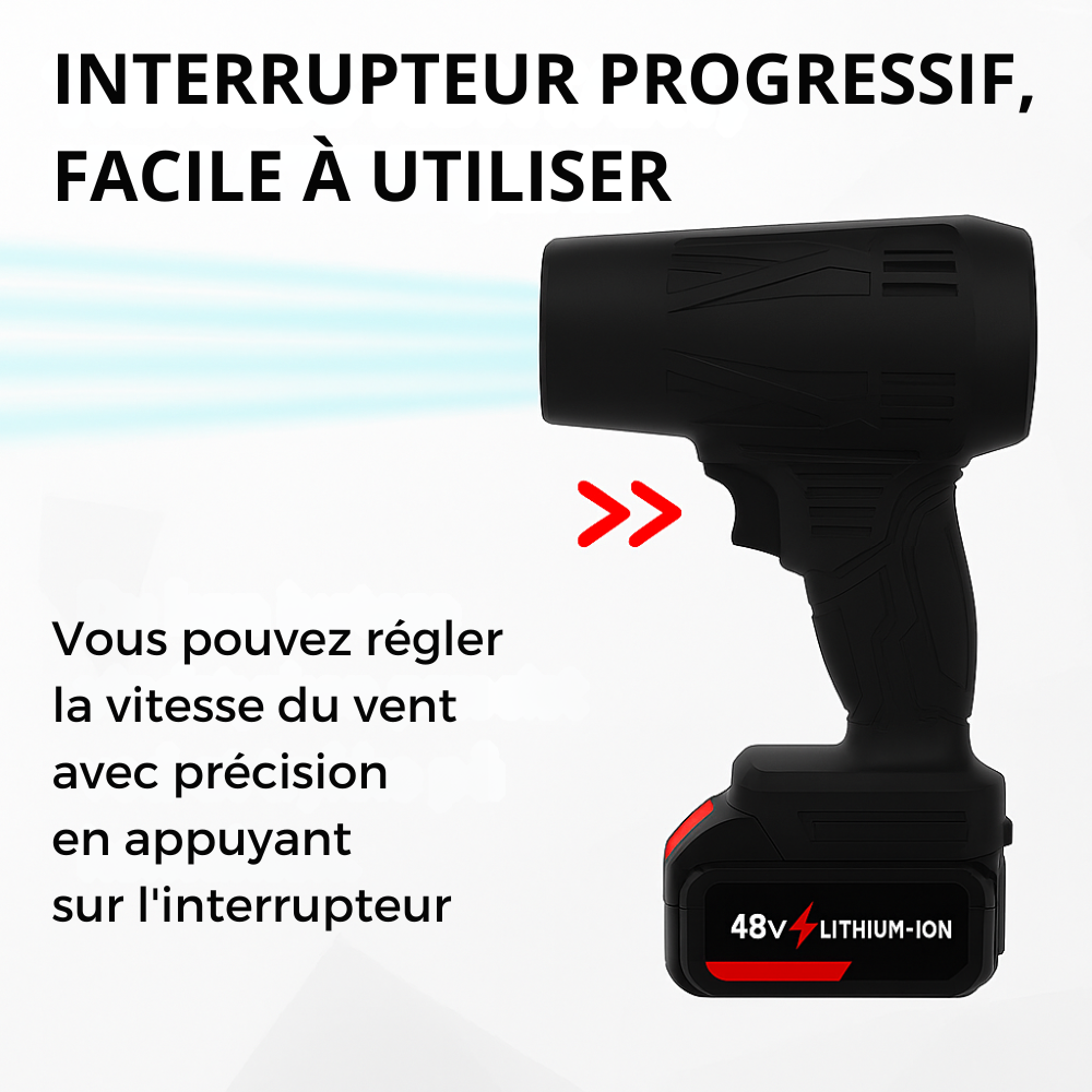 VenturaAir™ – Souffleur puissant sans fil pour la poussière