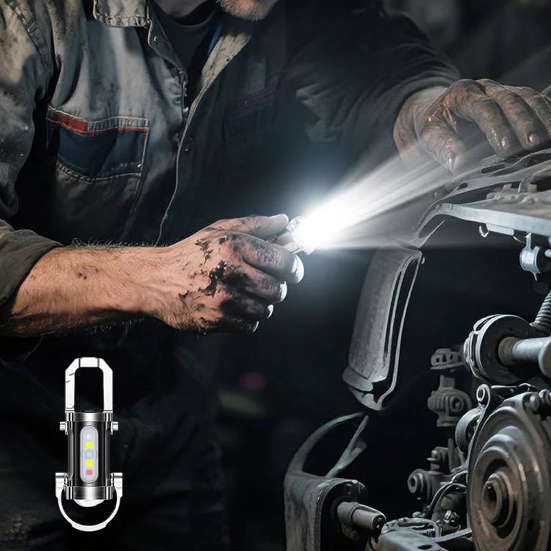 LumiClip™ – Lampe de poche rechargeable et portable porte-clés