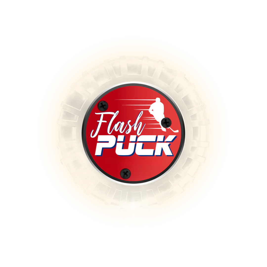 Flash Puck™ – Puck de hockey lumineuse et rechargeable