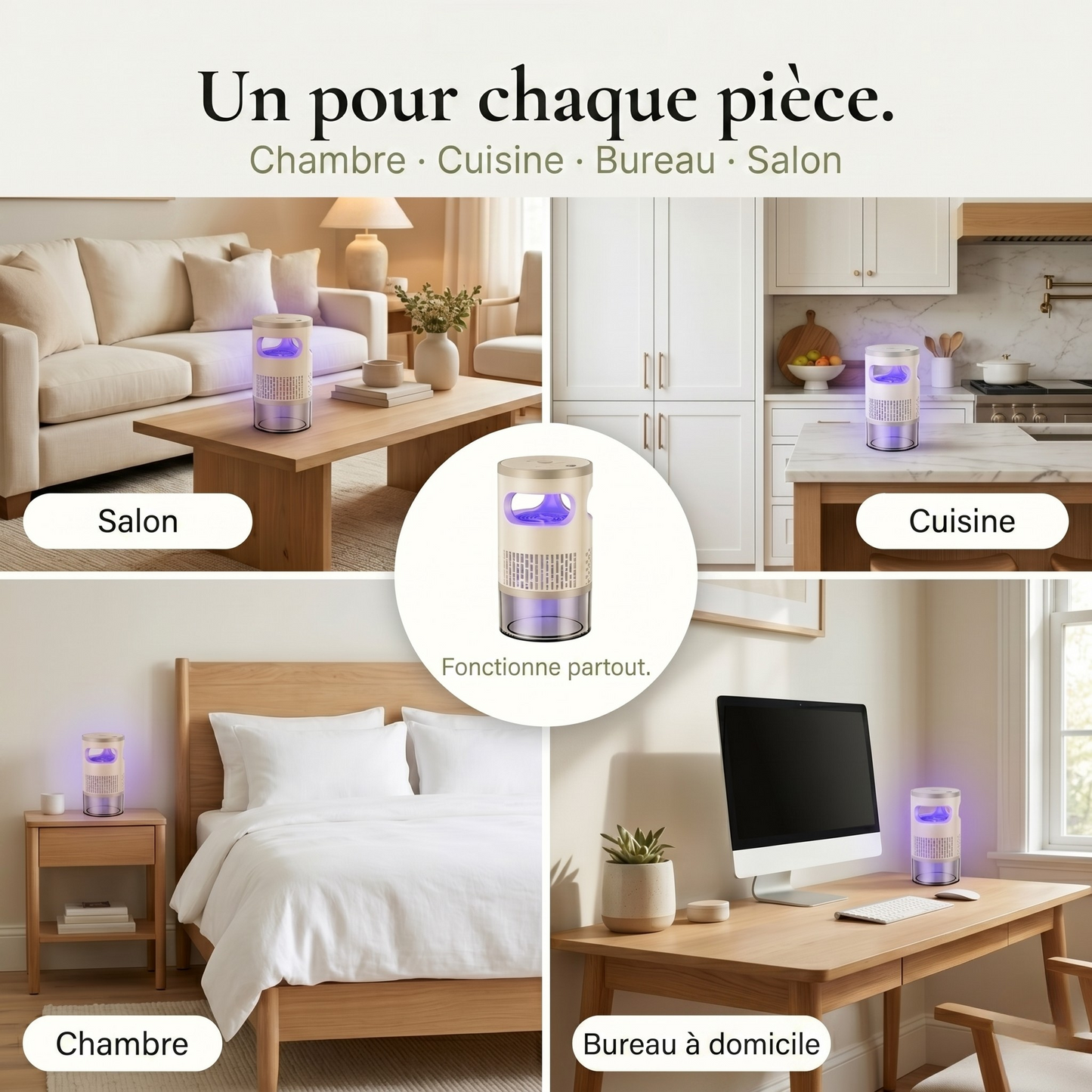 MosquiSafe - Piège à Moustiques Silencieux