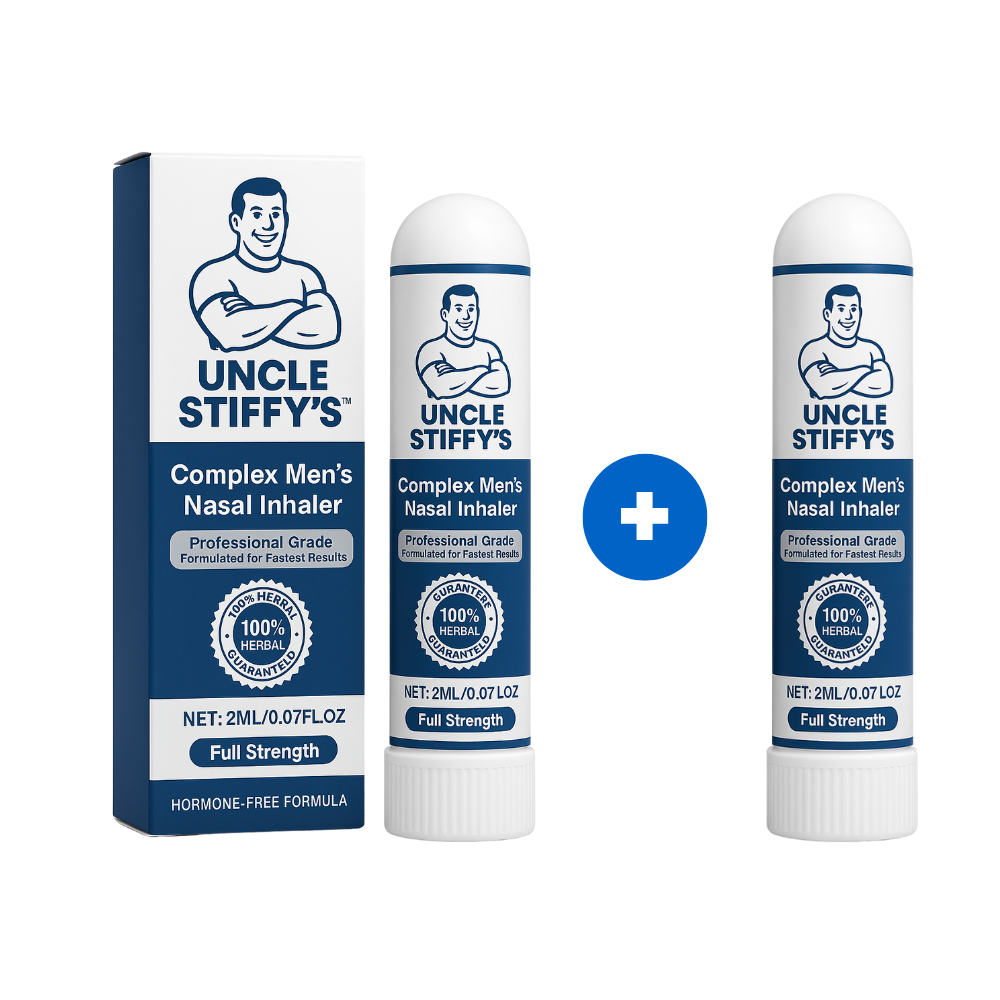Uncle Stiffy's™ Inhalateur nasal | Des érections fermes en 5 minutes – sans pilules!