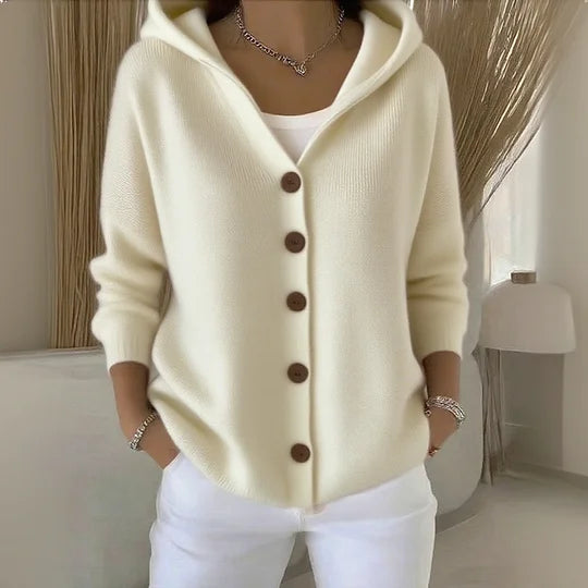 Philomène – Kapuzen-Cardigan aus weicher Baumwolle