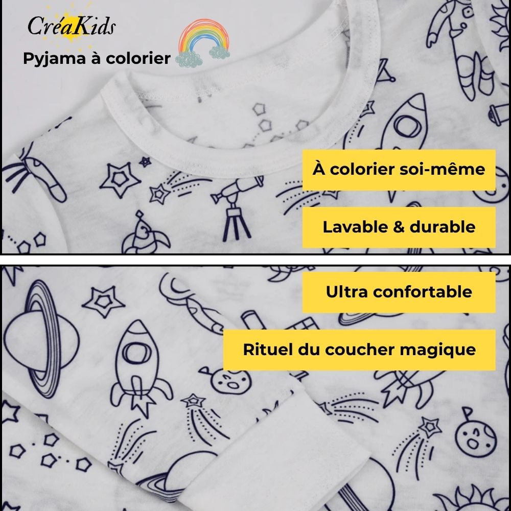 Pyjama à colorier