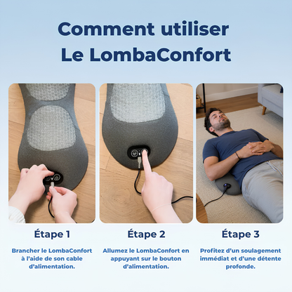 LombaConfort – Soulagement Chauffant 3-en-1 Pour Le Dos