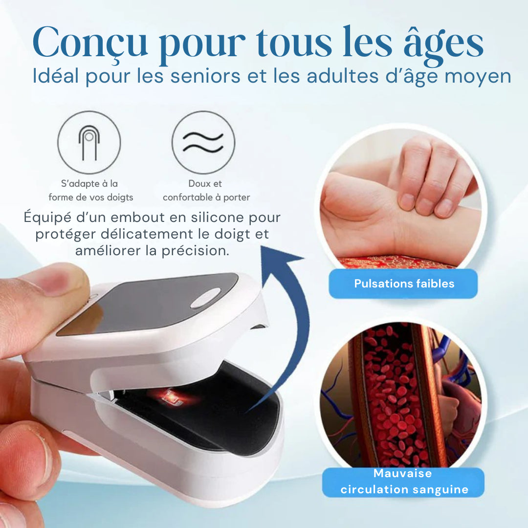 GlucoCheck™ | Obtenez une mesure glycémique fiable en 5 secondes sans piqûre