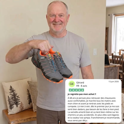 ErgoTrail™ - Chaussures de trail et randonnée à confort orthopédique