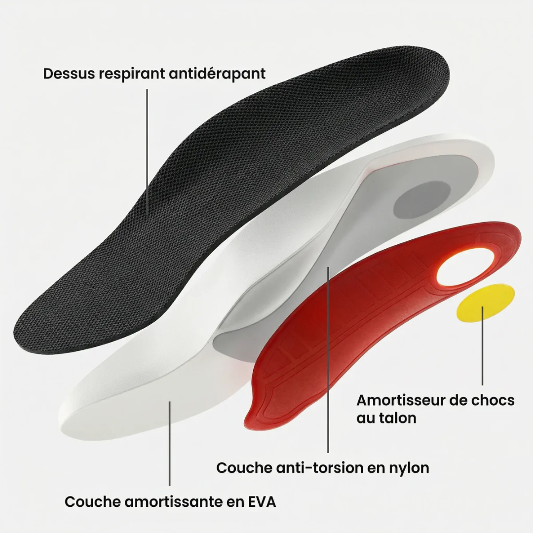 ArchiStep – Semelles Orthopédiques Soutien Voûte Plantaire