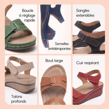 Sandales élégantes et orthopédiques tout confort pour femme