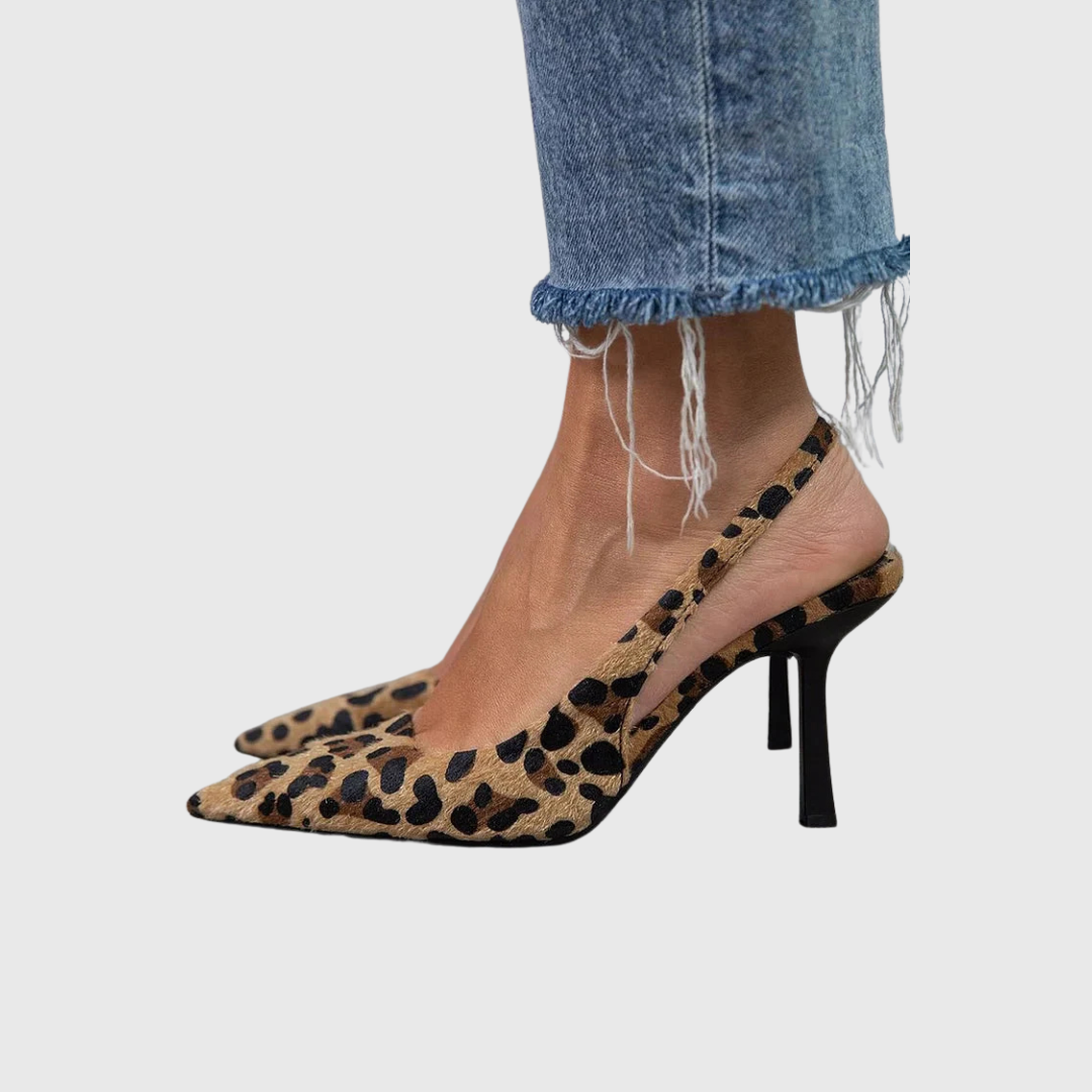 Monique – Leopard Pumps mit spitzer Spitze