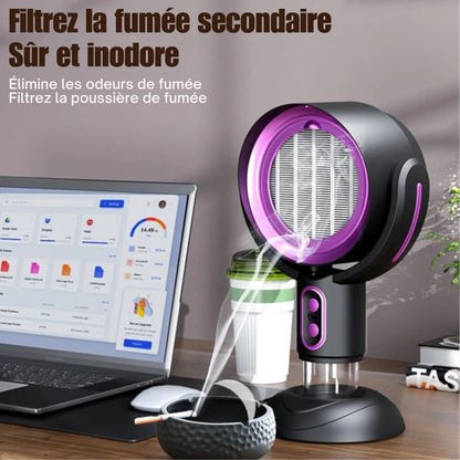 AeroPure™ – Mini Purificateur de Fumée Rechargeable