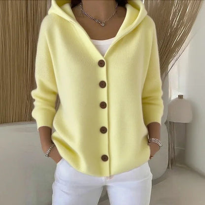 Philomène – Kapuzen-Cardigan aus weicher Baumwolle