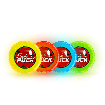 Flash Puck™ – Puck de hockey lumineuse et rechargeable