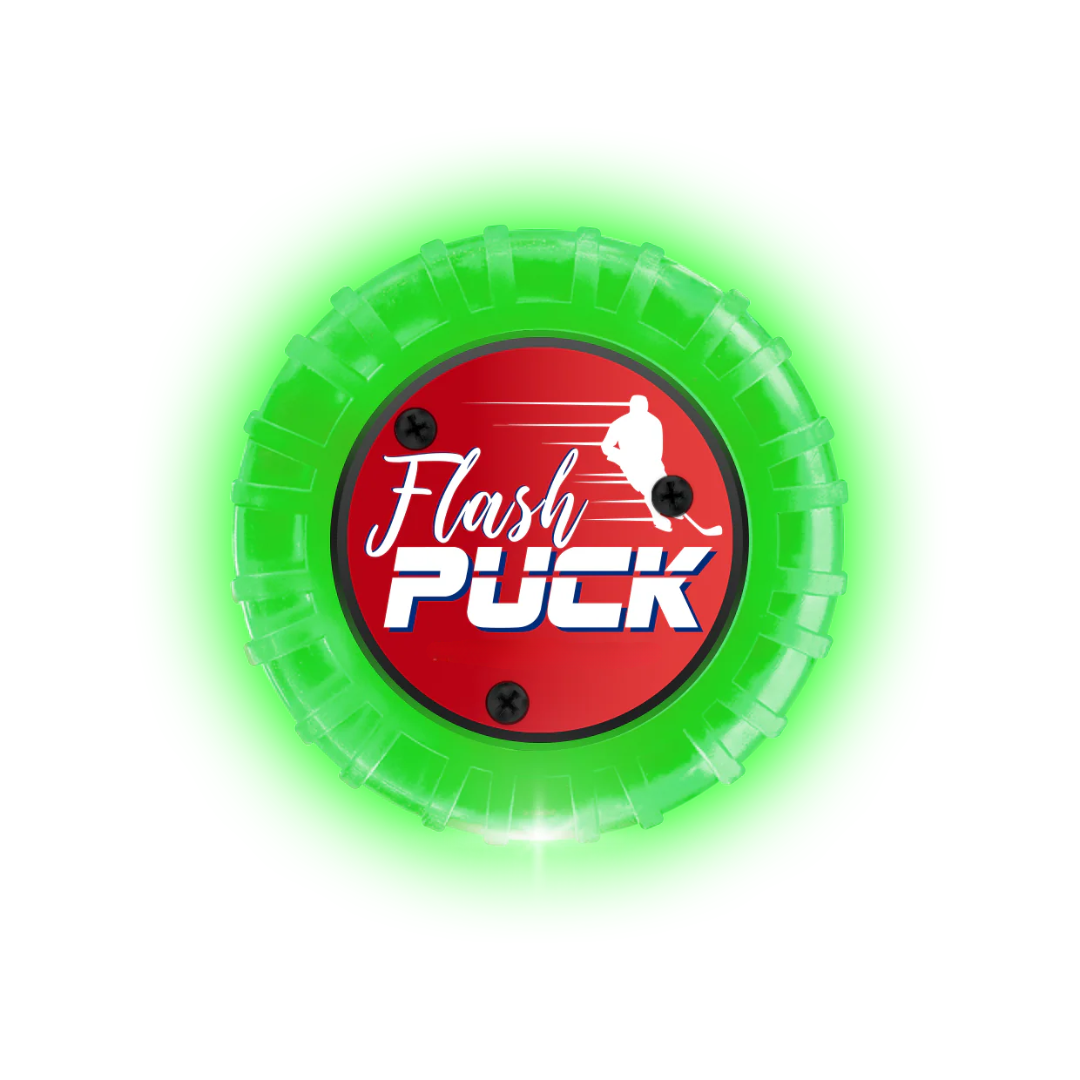 Flash Puck™ – Puck de hockey lumineuse et rechargeable