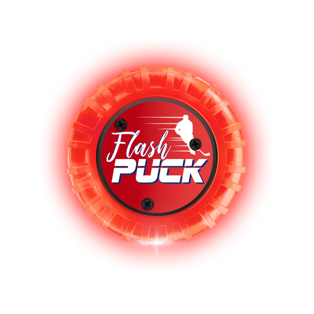 Flash Puck™ – Puck de hockey lumineuse et rechargeable