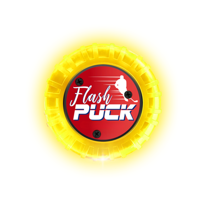 Flash Puck™ – Puck de hockey lumineuse et rechargeable