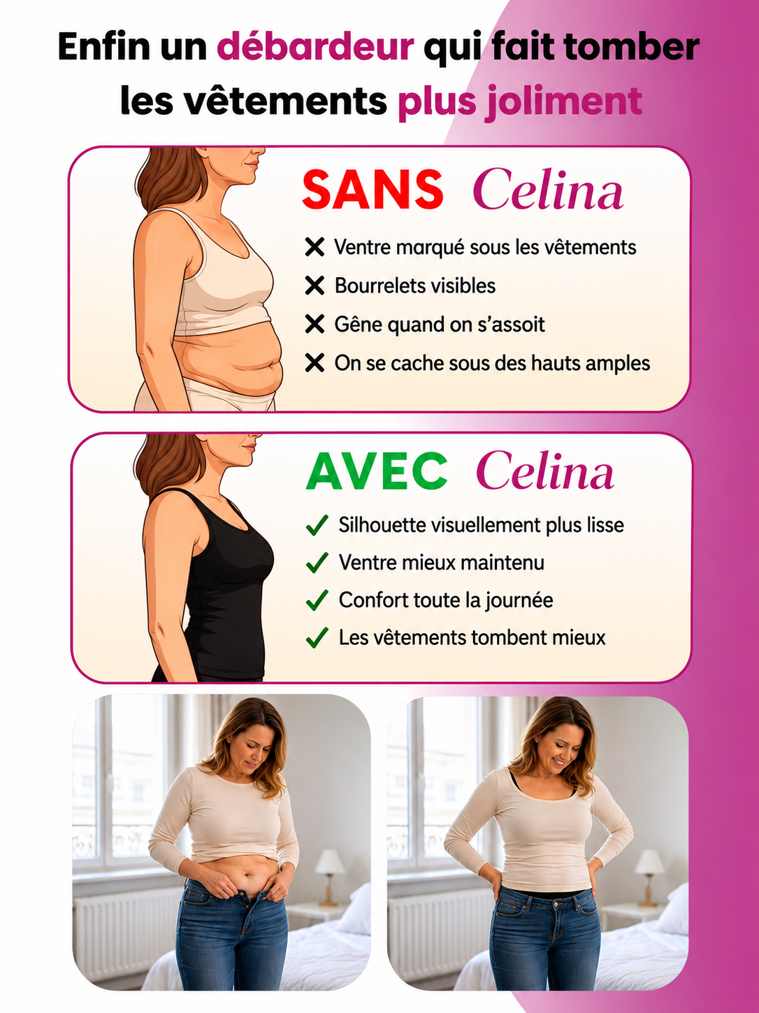 Le débardeur ventre plat