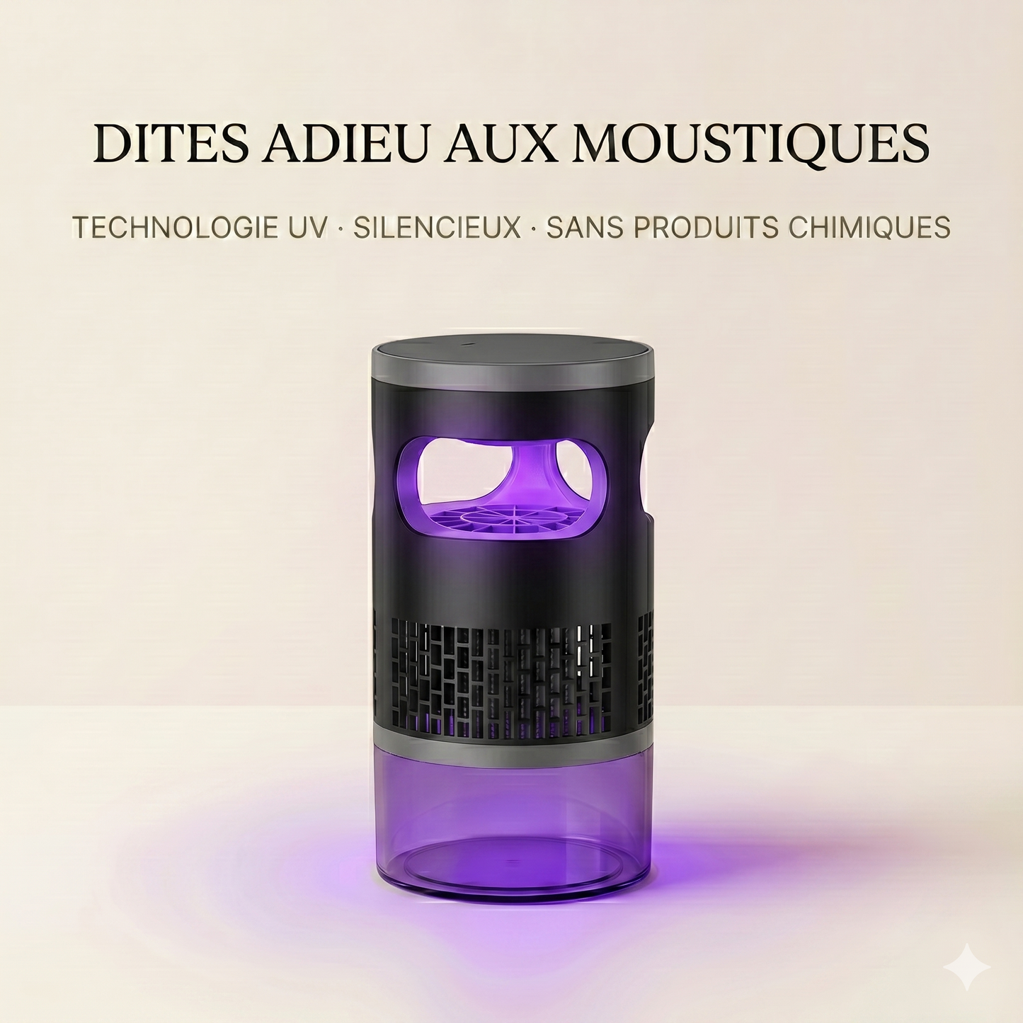 MosquiSafe - Piège à Moustiques Silencieux