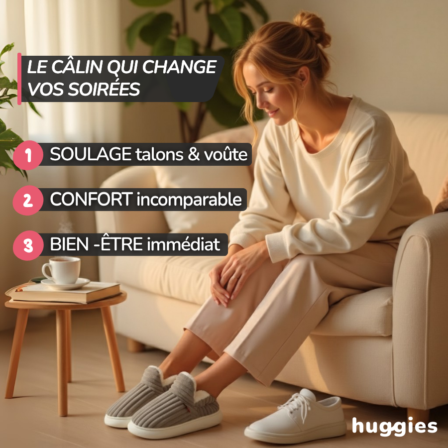 Huggies™ – Chaussons Ultra Confort Doux et Moelleux