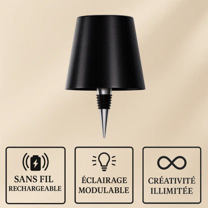 LumiVerre™ – Lampe sans fil pour bouteilles personnalisées