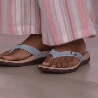 Celina - Tongs à confort orthopédique