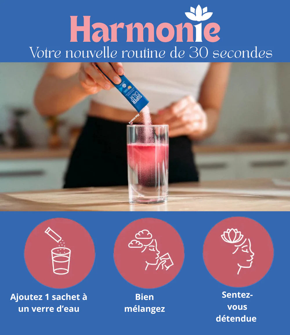 Harmonie™ – Boisson naturelle anti-stress et sommeil réparateur