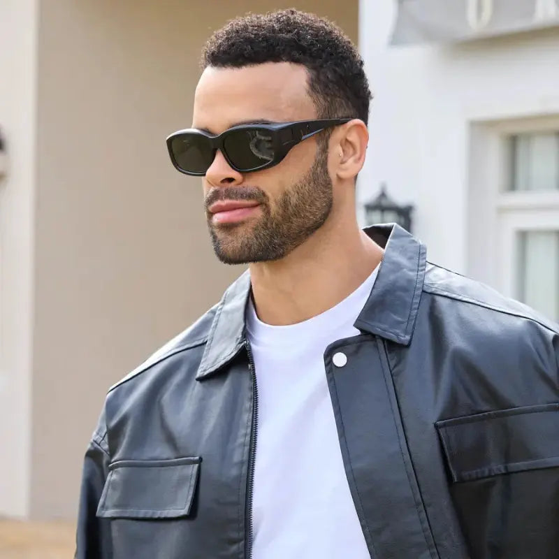 Sur-lunettes polarisées homme