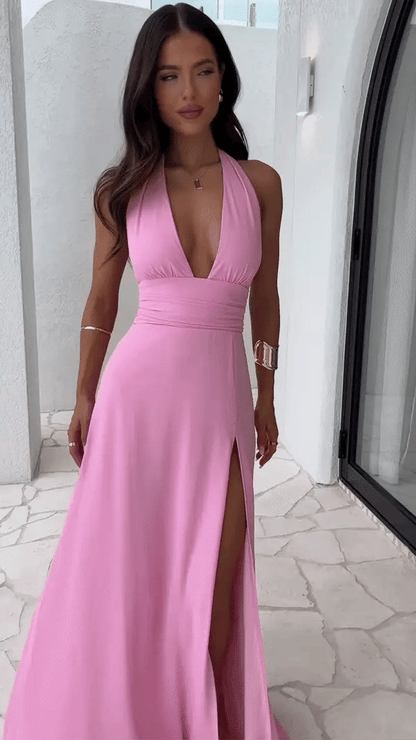 Lara | Maxi-Kleid Auréla mit Eleganten Schlitz
