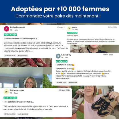 ErgoNova™ – Baskets Orthopédiques Légères Pour Femme
