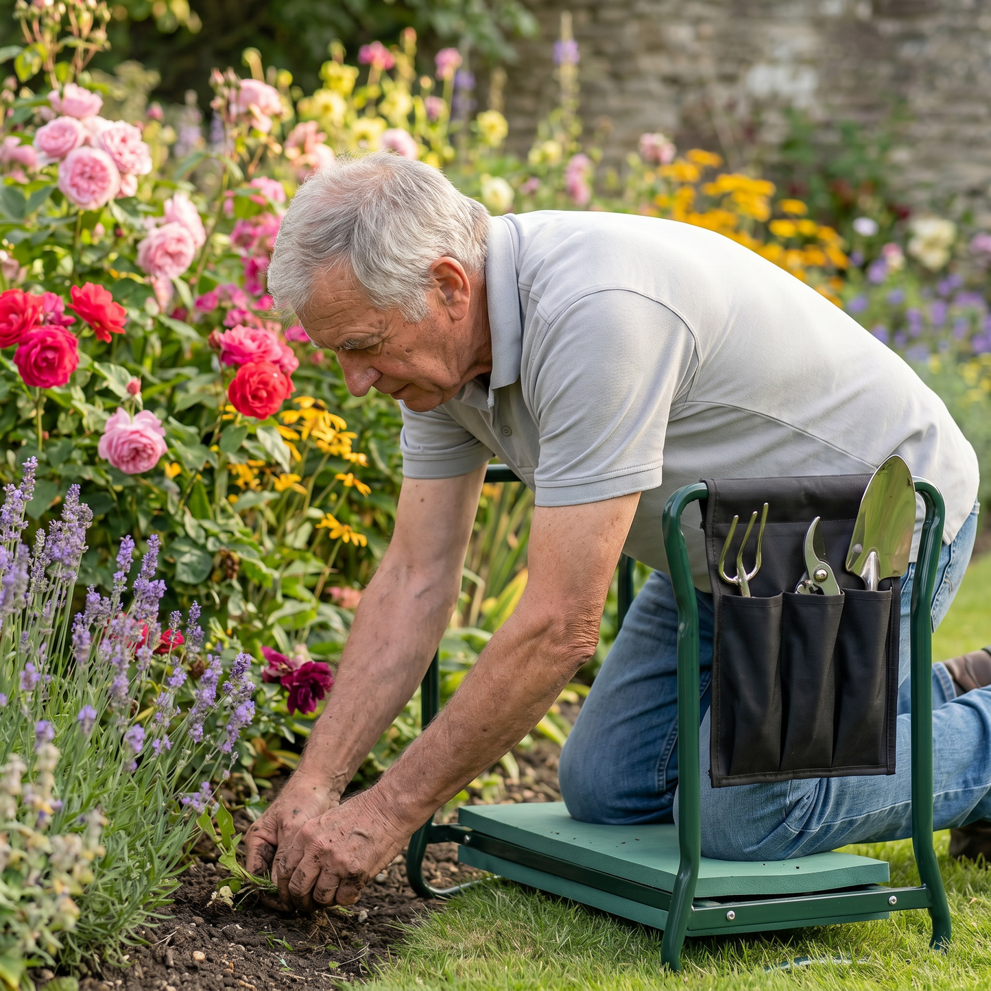 Banc de jardinage