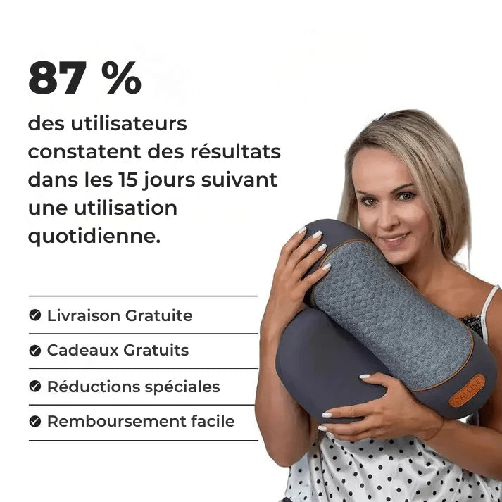 CALMEO™ – Libérez-vous des tensions cervicales avec notre soutien 3-en-1