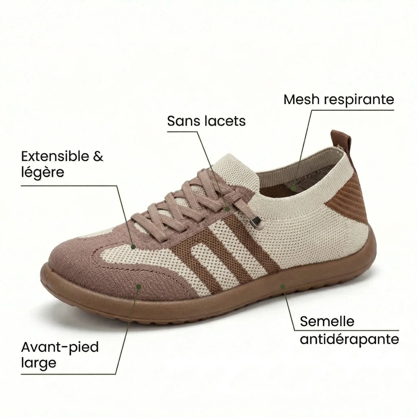 ErgoNova™ – Baskets Orthopédiques Légères Pour Femme