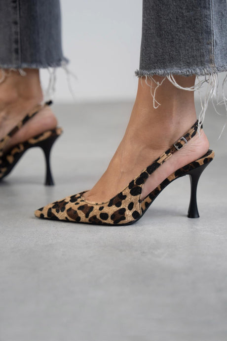 Monique – Leopard Pumps mit spitzer Spitze