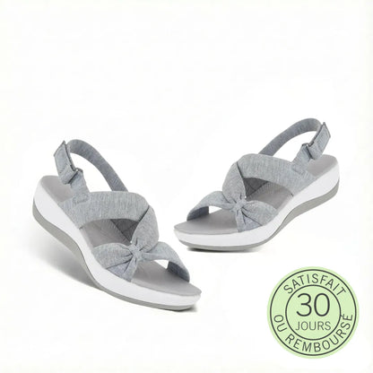 Nubéa™ - Sandales en tissu à confort orthopédique